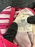 DAKS Stripes Pink One Piece Swimsuit Size S - photo 3