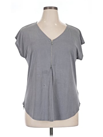 Green Envelope Short Sleeve Top (view 1)