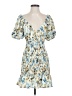 NSR Print Blue Cocktail Dress Size S - photo 1