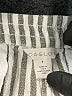Caslon Stripes Silver Linen Pants Size S - photo 6
