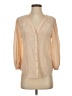 Odille Tan 3/4 Sleeve Blouse Size 2 - photo 1