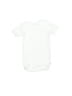 Laughing Giraffe Solid White Short Sleeve Onesie Size 0-3 mo - photo 2