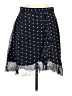 Hutch 100% Polyester Polka Dots Blue Casual Skirt Size 8 - photo 1