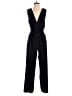 Lands' End Solid Black Jumpsuit Size 8 - photo 1