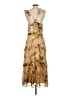 o.p.t Floral Tan Cocktail Dress Size S - photo 2
