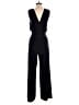 Lands' End Solid Black Jumpsuit Size 8 - photo 2