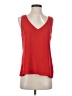 Theory 100% Silk Red Sleeveless Top Size S - photo 1