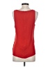 Theory 100% Silk Red Sleeveless Top Size S - photo 2