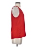 Theory 100% Silk Red Sleeveless Top Size S - photo 4