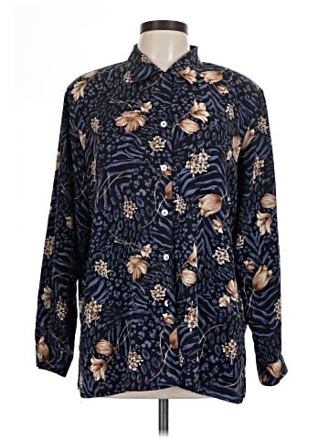 Impressions Long Sleeve Button-Down Shirt (view 1)
