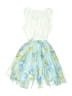 PaperDoll 100% Polyester Graphic Green Dress Size 8 - photo 2