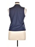 Sigrid Olsen Blue Sleeveless Blouse Size XL - photo 2