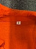 Unbranded 100% Polyester Orange Long Sleeve Polo Size S - photo 7