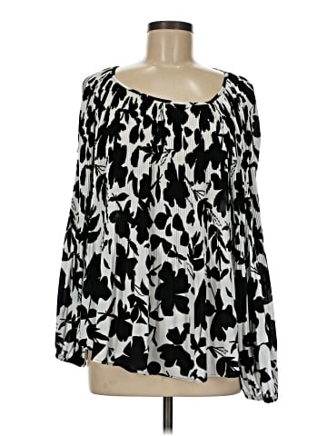 INC International Concepts Long Sleeve Blouse (view 1)