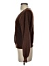 Shein Solid Brown Pullover Sweater Size S - photo 5