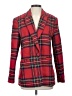 VICI 100% Polyester Plaid Red Blazer Size S - photo 1