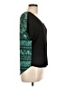Discreet Black Short Sleeve Top Size L - photo 4