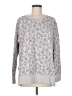 Lucky Brand Paisley Gray Pullover Sweater Size M - photo 1