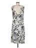 Robert Rodriguez 100% Polyester Paisley Silver Casual Dress Size M - photo 2