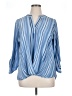 Always Indigo Blue 3/4 Sleeve Blouse Size 1X - photo 1