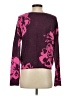 CeCe Floral Purple Pullover Sweater Size S - photo 2