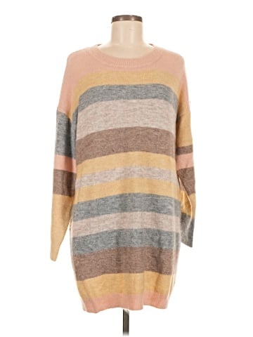 Hem & Thread Pullover Sweater (view 1)