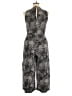 Joie Animal Print Black Jumpsuit Size 14 - photo 2