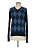 Banana Republic Argyle Blue Silk Pullover Sweater Size XS - photo 1