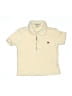 Burberry 100% Cotton Ivory Short Sleeve Polo 9-12 MO / 12 MO - photo 1
