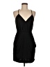 BCBGeneration Solid Black Cocktail Dress Size M - photo 1