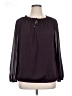 Suzanne Grae 100% Polyester Burgundy 3/4 Sleeve Blouse Size 16 - photo 1