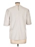 Ann Taylor Silver Short Sleeve Top Size L - photo 2