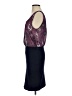 Mango Paisley Purple Cocktail Dress Size XS - photo 5