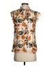 Assorted Brands 100% Polyester Orange Sleeveless Blouse Size XS - photo 1