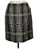 Etcetera Graphic Silver Ivory Formal Skirt Size 10 - photo 2