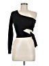 Windsor Black Long Sleeve Top Size M - photo 1
