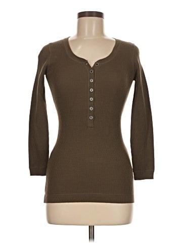 Burberry Long Sleeve Henley (view 1)