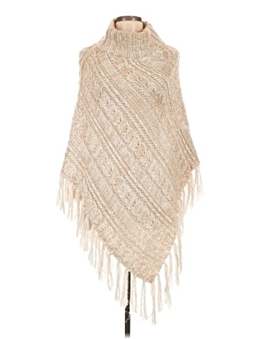 Time and Tru Poncho (view 1)