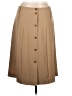 Michael Kors Collection Solid Tan Wool Skirt Size 10 - photo 1