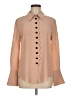 Chloé 100% Silk Color Block Tan Pink Blouse Size EU (FR) 40 / US 8 - photo 1