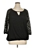 Alyx Black 3/4 Sleeve Top Size XL - photo 1