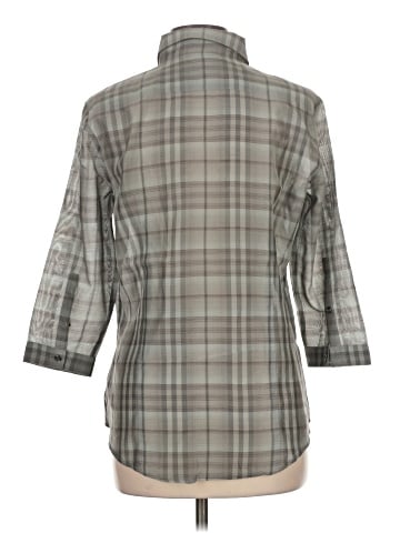 Burberry 3/4 Sleeve Button-Down Shirt (view 2)