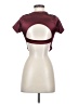 Assorted Brands Burgundy Short Sleeve Turtleneck Size S - photo 2
