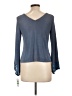 MSK Gray Long Sleeve Top Size L (petite) - photo 2