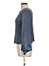 MSK Gray Long Sleeve Top Size L (petite) - photo 5