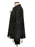 Allegra K 100% Polyester Stars Black Long Sleeve Blouse Size L - photo 5
