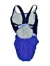 Speedo Color Block Blue One Piece Swimsuit Size 6 - photo 2