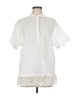 Lands' End White Short Sleeve Blouse Size M - photo 1