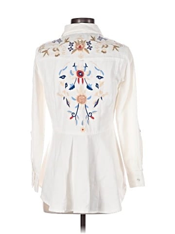 Lola P. Long Sleeve Button-Down Shirt (view 2)