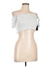 Caution to the Wind Silver Sleeveless Top Size L - photo 1